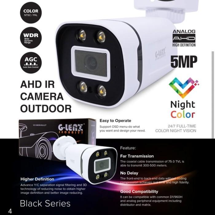 Gambar CAMERA CCTV 5MP G-LENZ 4K 2560P OUTDOOR KAMERA GLENZ 5 MP MURNI - OUTDOOR G-LENZ dari IDEAL ELEKTRONIK undefined Tokopedia
