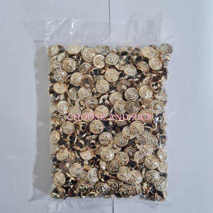 Gambar Kancing Baju Motif PDU Pelayaran Ukuran 20L (13mm) Isi 400pcs Anchor dari Choose and pick kancing undefined Tokopedia