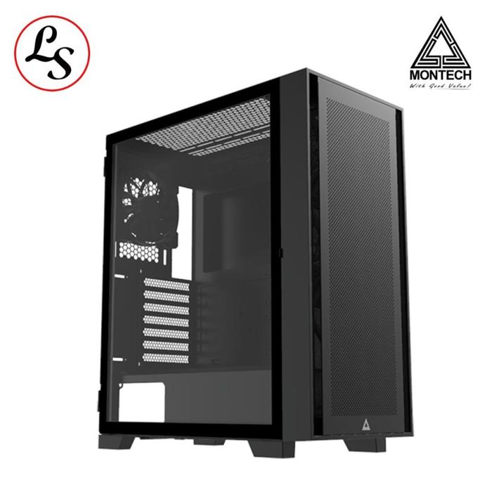Gambar MONTECH CASE AIR 1000 LITE Mid Tower ATX Case - Hitam dari Lightspeed Com undefined Tokopedia