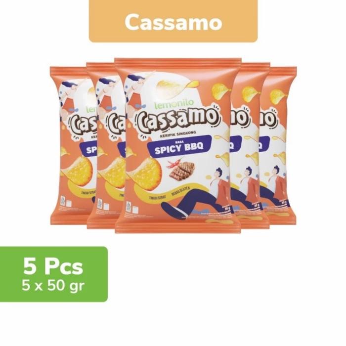 Gambar 5 Pcs Lemonilo Cassamo Keripik Singkong Rasa Spicy Bbq 50g - Smoky Bbq dari Javalovelly1 undefined Tokopedia