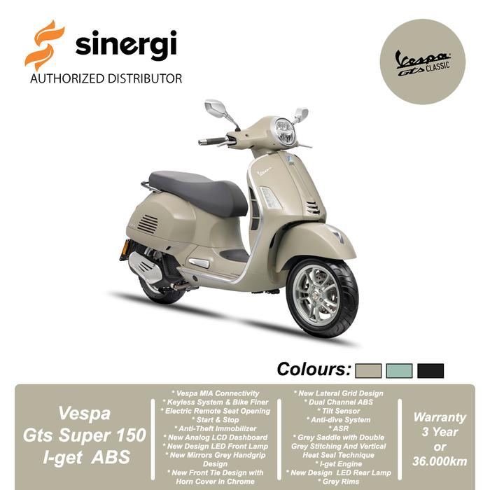 Gts 125 Vespa Gts Km Promo Vespa Gts Super Sport 150 I-get ABS