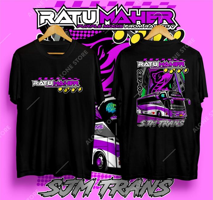 Gambar Kaos Bus Ratu Maher | Kaos Ratu Maher | Kaos Bus Mania - Hitam, L dari Alonestore_galih undefined Tokopedia