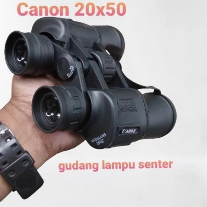 Gambar Teropong Binocular Canon Comet 20x50.90x80 Wide Angle view Lens super jernih - Canon 20x50 dari gudanglampusenter undefined Tokopedia