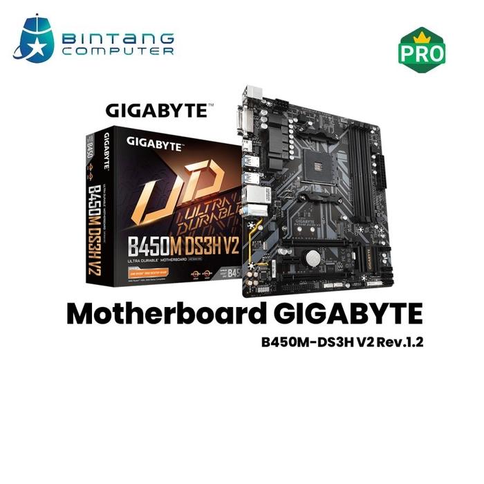 Ds3h Rev Gigabyte B450m Ds3h Stores Motherboard Gigabyte B450m-ds3h V2