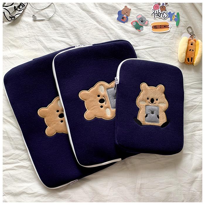 Gambar Sleeve Pouch Softcase iPad MINI AIR 5 6 7 8 9 10 11 12 Inci Lucu Cewek - Biru, 11 inch dari tokobonbon. undefined Tokopedia
