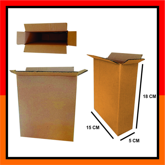 Gambar Box 15x5x18cm/Kotak Susu/Karton Polos/Kardus/Packaging - Cokelat dari UD. Maju Jaya Packaging undefined Tokopedia