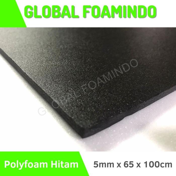 Gambar Polyfoam hitam 5mm x 65 x 100cm dari Global Foamindo undefined Tokopedia