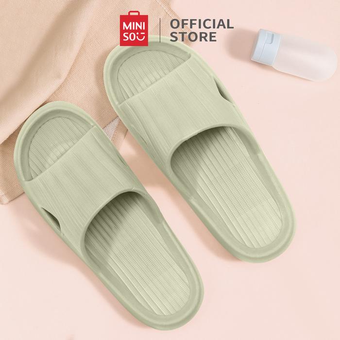 Gambar MINISO Sandal Wanita dan Pria EVA Rumah Slipper Sepatu Sendal Wanita - Light Green, 37-38 dari minisoshopid undefined Tokopedia