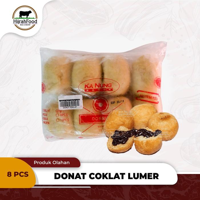 Gambar Kanung Melted Donnuts Frozen | Donat Bulat Lumer Beku - Cokelat dari Hijrahfood Meatshop undefined Tokopedia