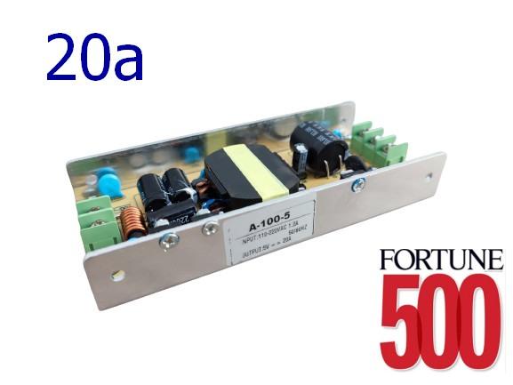 Gambar POWER SUPPLY RUNNING TEXT SLIM ADAPTOR TRAVO 5V 20A 40A 60A 80a TIPIS - 20A dari Fortune500 undefined Tokopedia