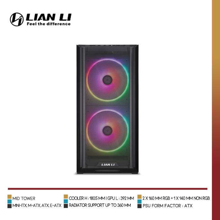 Gambar LIAN LI LANCOOL 216 | Mid-tower chassis - Black RGB dari Nano Komputer undefined Tokopedia