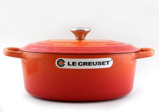 Gambar LeCreuset Cast Iron Oval Casserole - Volcanic 29cm dari Home Cantik undefined Tokopedia