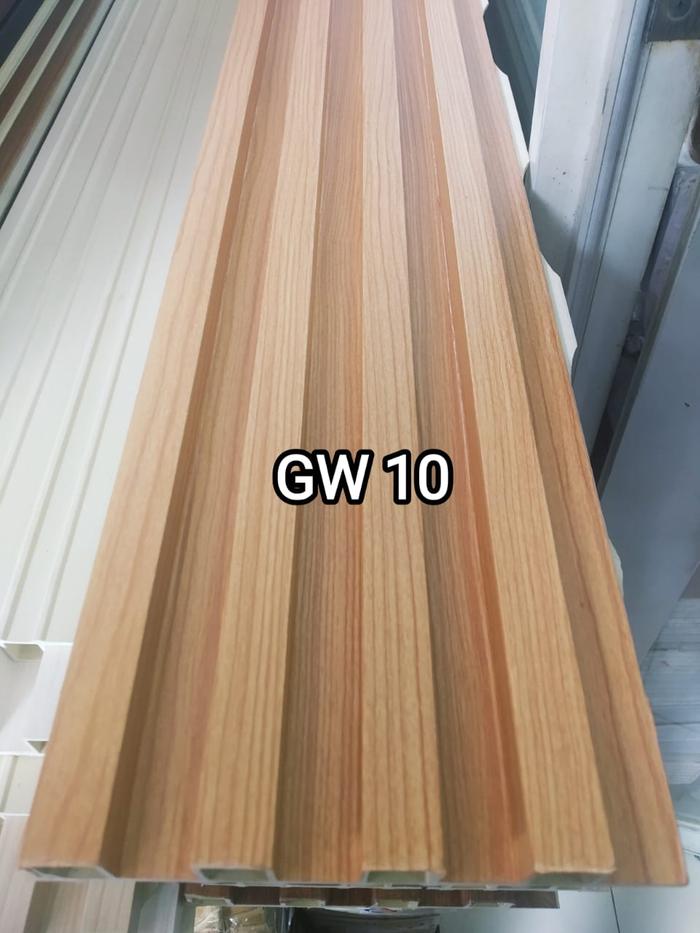 Gambar WPC Wood Wall Panel PVC Wallpanel Dekorasi pengganti Stiker Dinding - GW 10 dari ESTETICA INTERIOR DEKORASI undefined Tokopedia