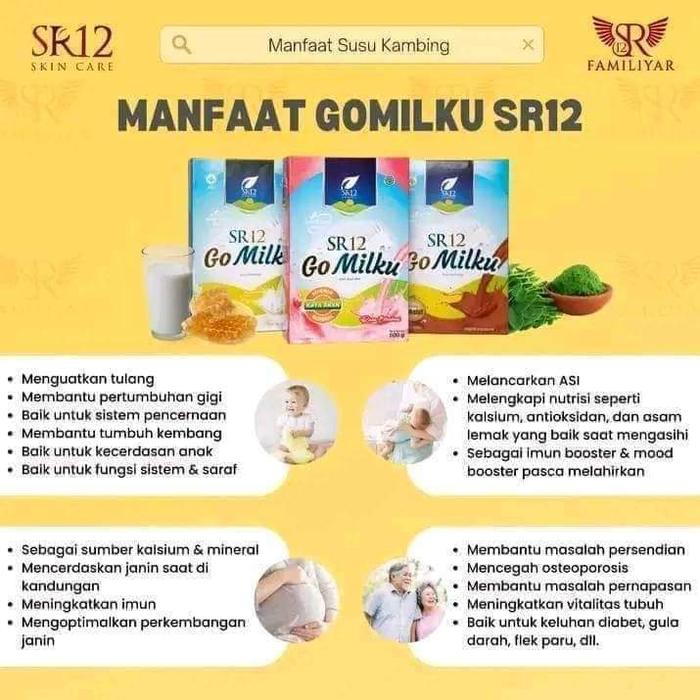 Gambar Susu Kambing Etawa Bubuk Go Milku SR12 - original, 200gr dari Midahsetiawanshop undefined Tokopedia