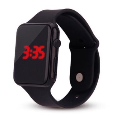 Gambar JAM TANGAN LED WANITA PRIA RUBBER DIGITAL WATCH MURAH BERKUALITAS JF03 - Hitam dari SellingStore.id undefined Tokopedia