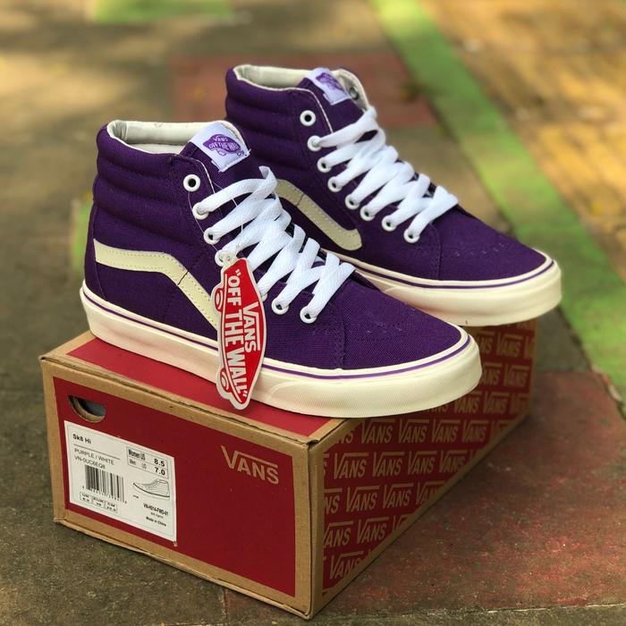 Gambar sepatu vans sk8 high - purple, 40 dari Fatur yaka store14 undefined Tokopedia