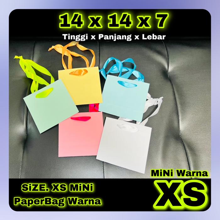 Gambar paper bag warna - paperbag polos - tas kertas kecil / XS MiNi WARNA - XS MiNi/MiX WRN dari Super Mujur Sakti undefined Tokopedia