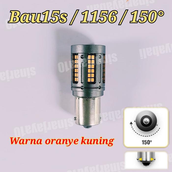 Gambar lampu led sein sen reting lesting leting extreme bright no hyperflash - bau15s orange dari sinarjayabali undefined Tokopedia