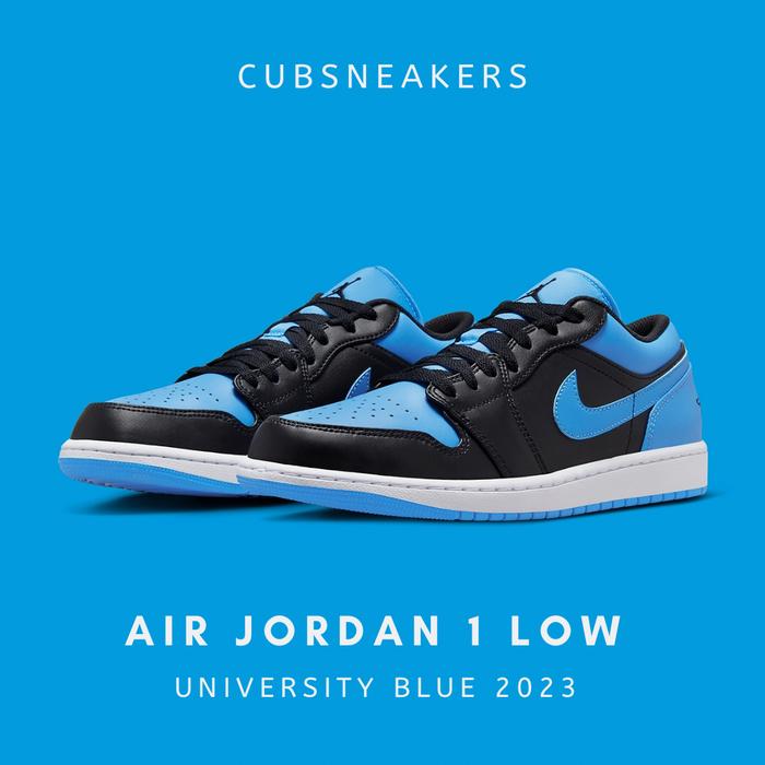 AIR JORDAN LOW UNIVERSITY BLUE BLACK UNC 2023 46