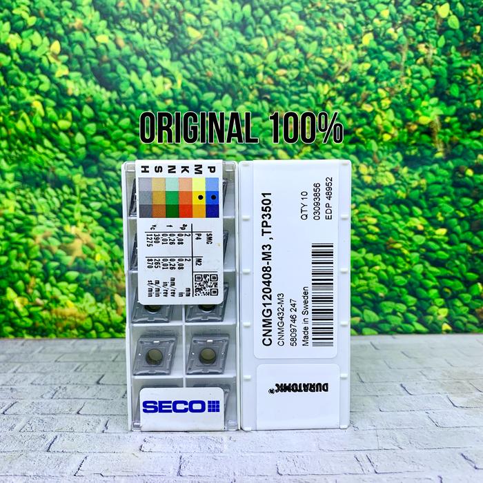 SECOTOOL セコ ターボ12 超硬チップ XOMX120408TR-M12（Jual Insert 