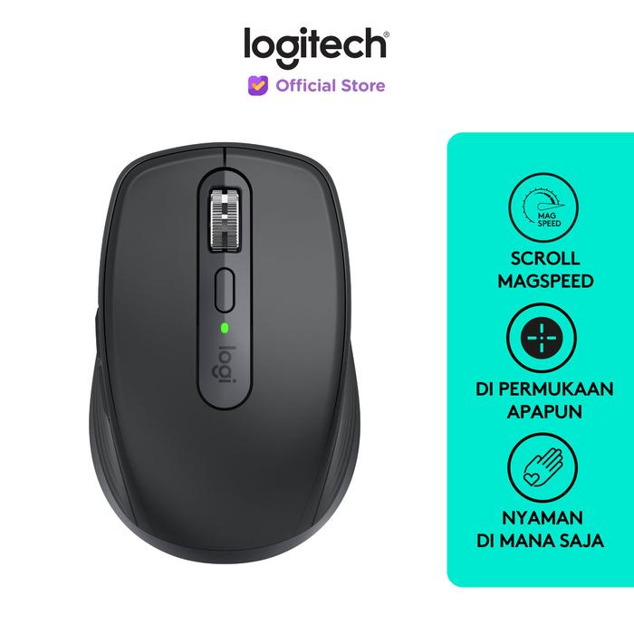 Gambar Logitech MX Anywhere 3 Mouse Wireless Performance Compact - Graphite dari Logitech Official Store undefined Tokopedia