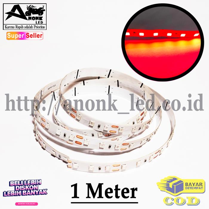 Gambar 1Meter Lampu LED MENTAHAN untuk Devil, Stoprem Running, Strobo Running - Merah dari Anonk LED undefined Tokopedia