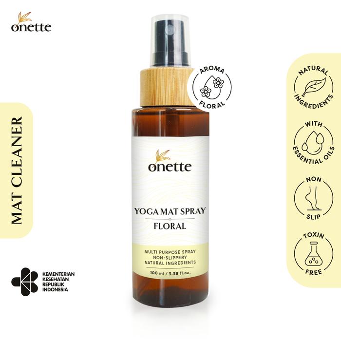 Gambar Onette Yoga Mat Spray Cairan Pembersih Matras Yoga Pilates Mat Cleaner - Floral dari Health Nut Story undefined Tokopedia