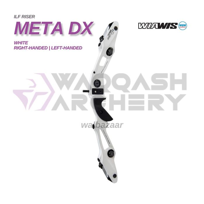 Jual WIAWIS META DX 25" ILF RISER Recurve Bow Original - Putih, Left ...
