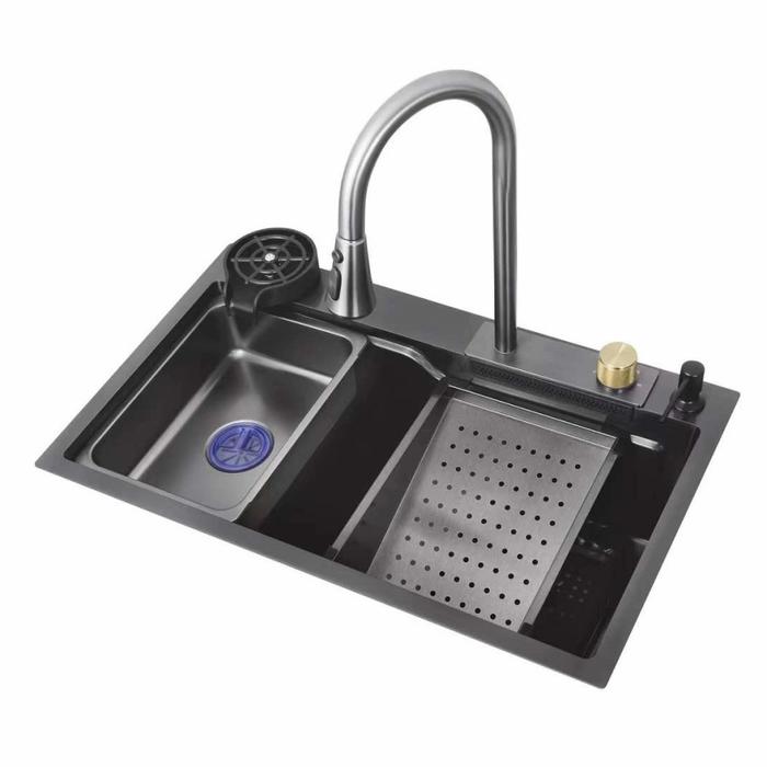 Gambar Sink Tempat Cuci Piring Modern Black Series dari Dapur baru ku undefined Tokopedia