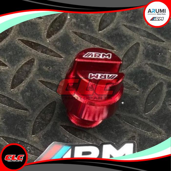 Gambar TUTUP OLI ARM CNC UNIVERSAL YAMAHA HONDA AEROX NMAX PCX ADV VARIO XMAX - Merah dari TOCUN undefined Tokopedia