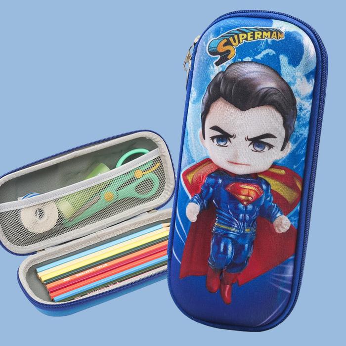 Gambar Kotak Pensil 3D Motif Karakter Timbul Alat Tulis Sekolah Part 2 - Superman dari mania hape undefined Tokopedia