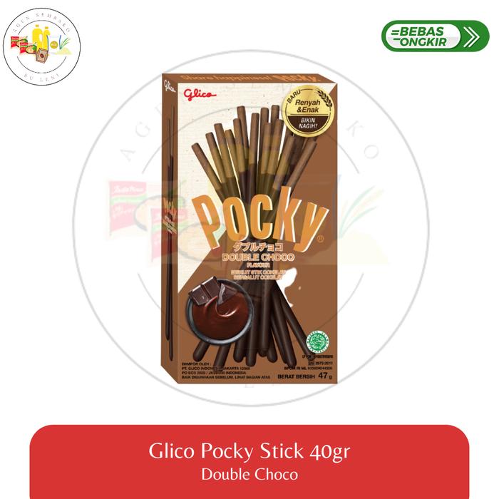 Gambar Glico Pocky Stick 40gr All Varian - Pocky Pocky - Double Choco dari AgenSembakoBL undefined Tokopedia