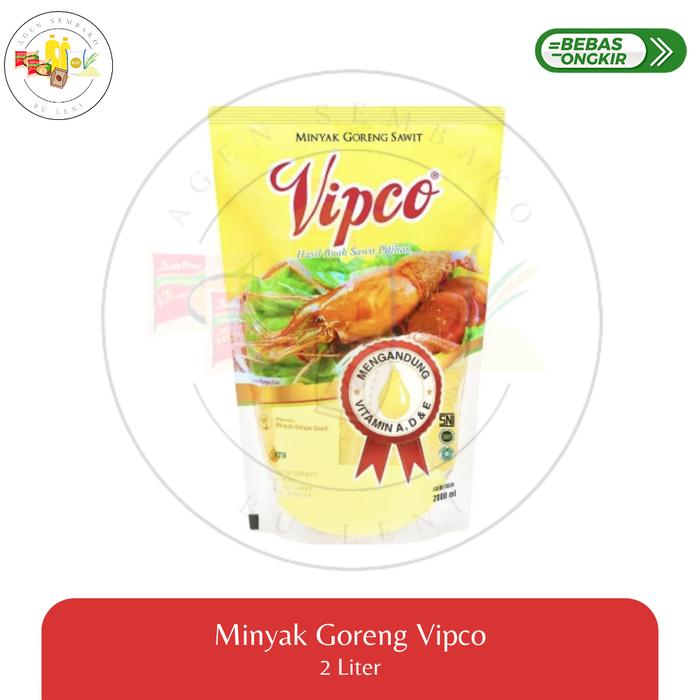 Gambar Minyak Goreng Vipco 2 liter - Gratis Ongkir - 2L dari AgenSembakoBL undefined Tokopedia