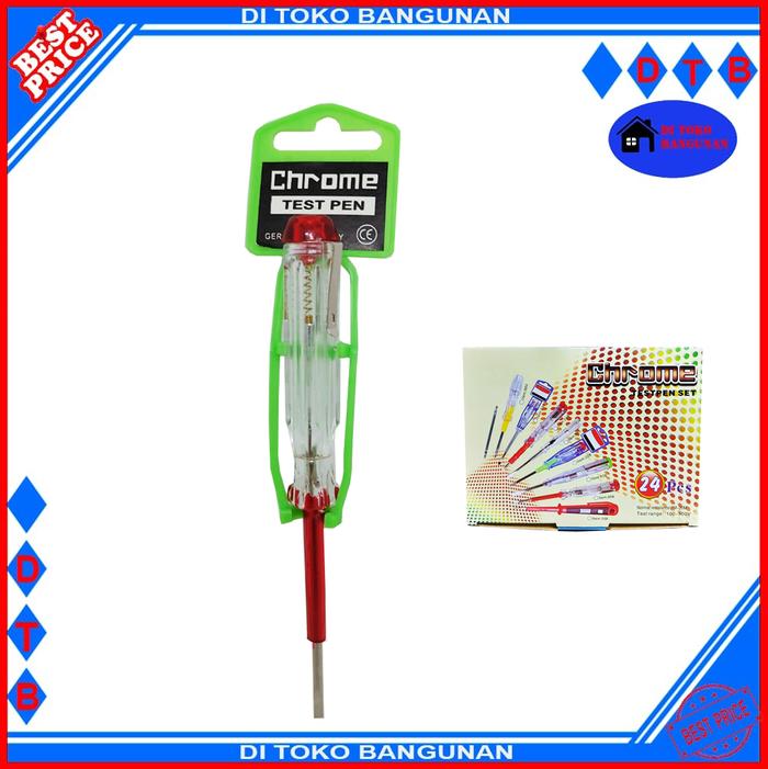 Gambar Testpen COSTAR Obeng Tespen Listrik - CHROME dari Di Toko bangunan undefined Tokopedia