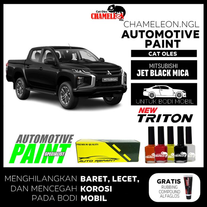 Gambar Cat Oles Mitsubishi New Triton Automotive Paint CHAMELEON NGL - Jet Black Mica dari Auto Repaint Shop undefined Tokopedia