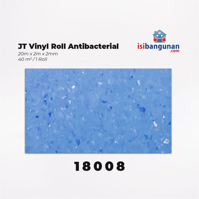 Gambar (PROMO) Lantai Vinyl | JT Vinyl RS Antibacterial | Lantai Vinyl RS - Biru Bintik, roll dari CNST Official undefined Tokopedia