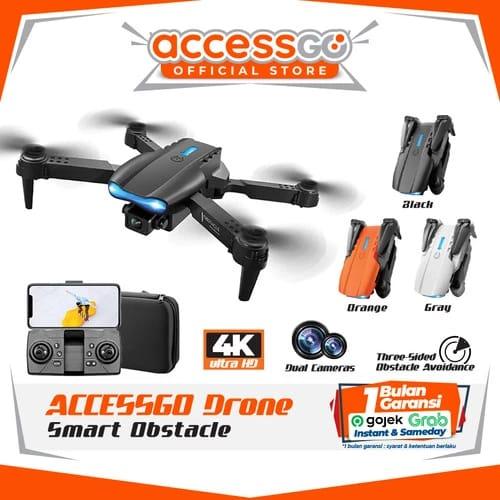 Gambar Drone Accessgo Smart Obstacle Dual Camera 4K - Hitam - Putih dari Asia Pasific Mobile undefined Tokopedia