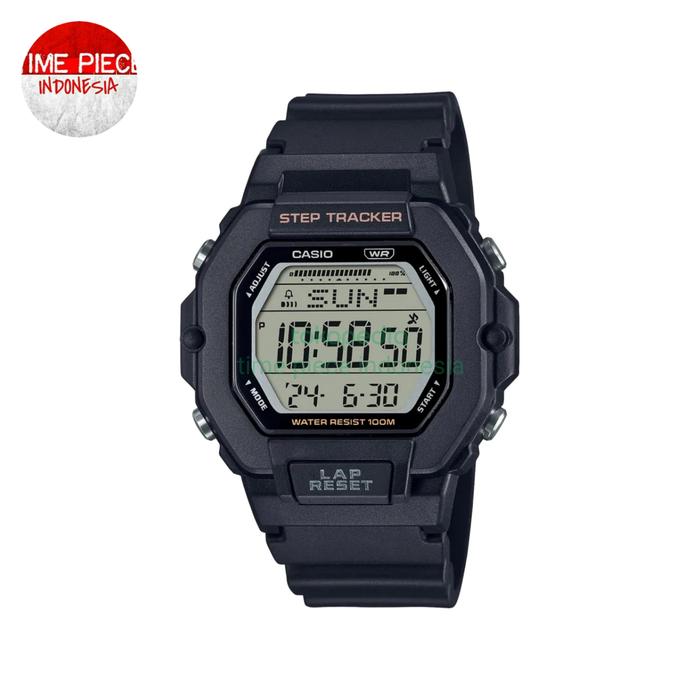 Casio LWS-2200H-1AVEF Digitaal Herenhorloge - Zwart Kunststof Met Stappenteller En 10 Bar Waterdicht