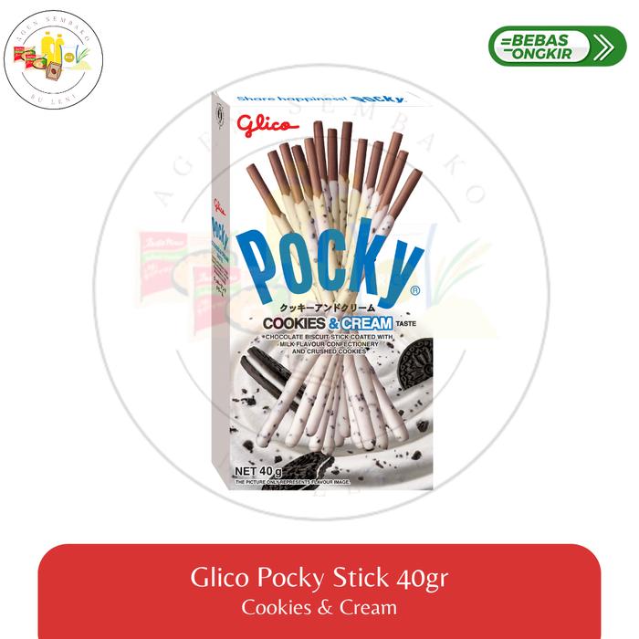 Gambar Glico Pocky Stick 40gr All Varian - Pocky Pocky - Cookies&Cream dari AgenSembakoBL undefined Tokopedia