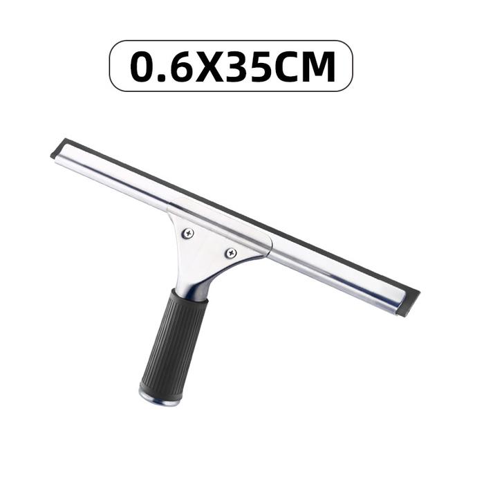 Gambar 35/45cm Window Squeegee Kaca Steel Karet Window Squeeze / Glass Wiper - 0.6*35CM dari Cyber-MM undefined Tokopedia