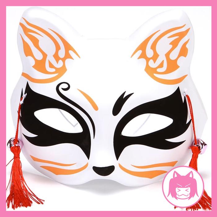 Gambar Topeng Anime Jepang Topeng Kitsune Cosplay 1 - Versi 20 dari Waroeng Isekai undefined Tokopedia