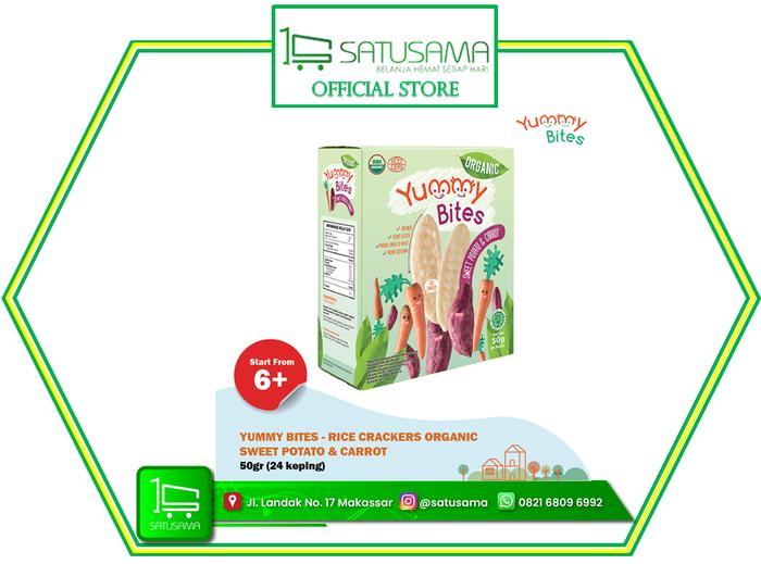 Gambar YUMMY BITES ORGANIC 50 G - S.PotatoCarrot dari satusamaonline undefined Tokopedia