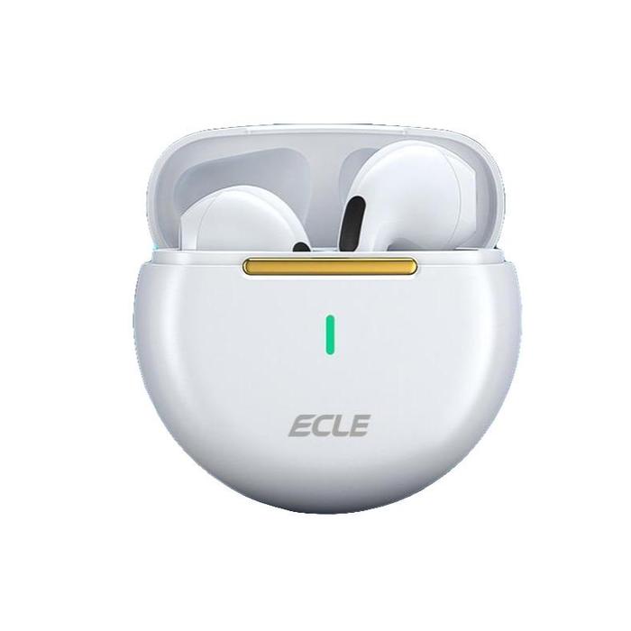 Gambar ECLE Pro 6 TWS Earphone True Wireless Earbuds Smart Touch Waterproof - Putih dari ECLE Official Store undefined Tokopedia