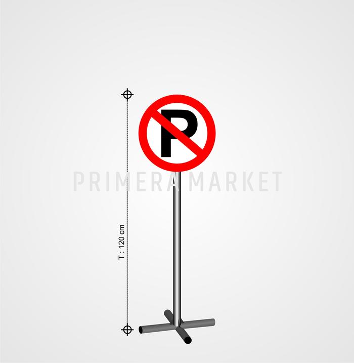 Gambar PREORDER MOVEABLE SIGN TIANG SILANG 120 CM atau 150 CM - 120 CM, BULAT dari PRIMERA MARKET undefined Tokopedia