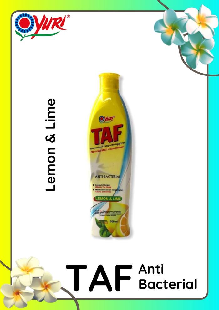 Gambar TAF Anti Bacterial 500 mL Krim Pembersih Permukaan Dapur & Kamar Mandi - Lemon(Kuning) dari Peralatan Kebersihan undefined Tokopedia