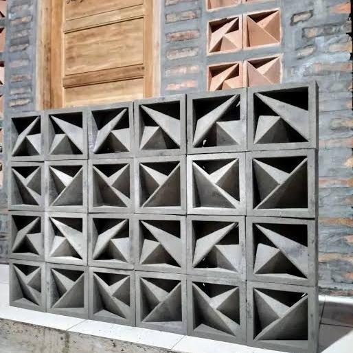 Gambar Roster beton, Araw 2 muka (2 sisi) anti tampias - Abu-abu dari Roster Minimalis Hoki undefined Tokopedia