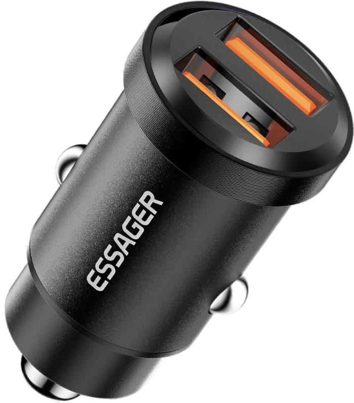 Promo Essager Adaptor Charger Cas Mobil Mini Type C USB A + USB C Fast ...