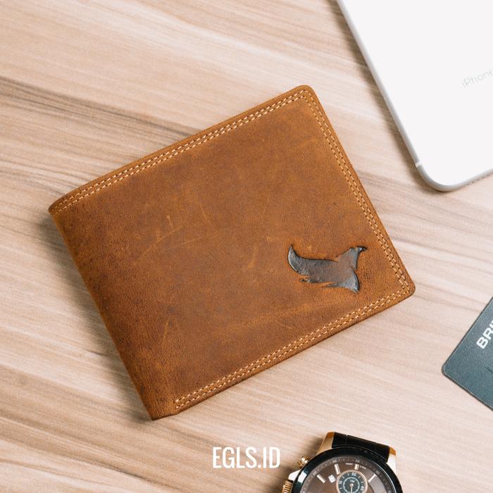 Gambar Dompet Pria Kulit Asli Original Motif Crazy Horse - VEDA WALLET - TAN dari Ultimate Leather Go undefined Tokopedia