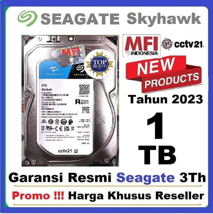 Gambar Distributor Resmi Harddisk Orginal Seagate Skyhawk 1 TB Garansi 3Th dari CCTV21 undefined Tokopedia