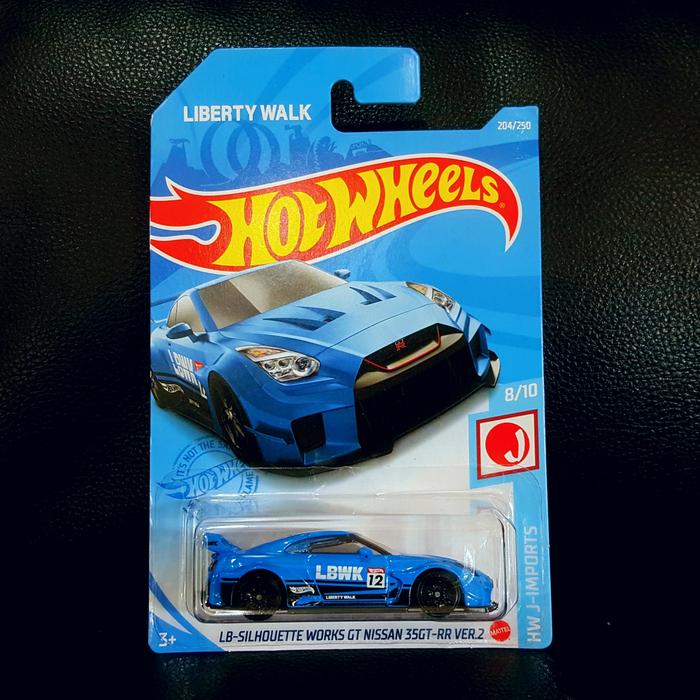 Jual Hot Wheels LB Silhouette Works Nissan GTR R35 LBWK Blue - Kab ...